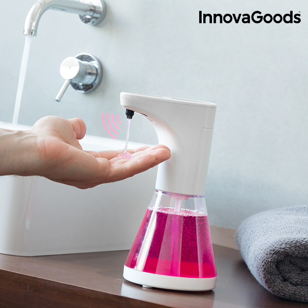Automatický Dávkovač Mýdla s Čidlem S520 InnovaGoods Automatický Dávkovač Mýdla s Čidlem S520 InnovaGoods