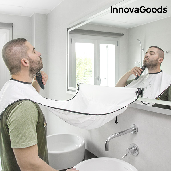 Zástěra na Holení s Přísavkami InnovaGoods Zástěra na Holení s Přísavkami InnovaGoods