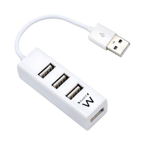 USB rozbočovač Ewent EW1122 Bílý USB rozbočovač Ewent EW1122 Bílý