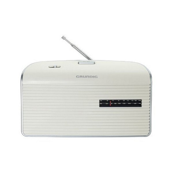 Tranzistorové rádio Grundig MUSIC60 Bílý Stříbřitý Tranzistorové rádio Grundig MUSIC60 Bílý Stříbřitý