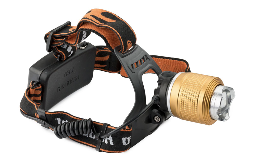 Výkonná LED čelovka - BORUIT RJ-2800 se ZOOMEM Výkonná LED čelovka - BORUIT RJ-2800 se ZOOMEM