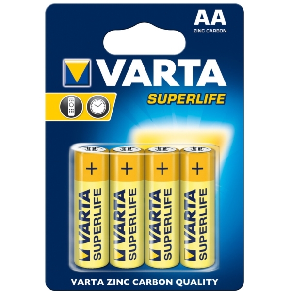 VARTA AA SUPERLIFE BATERIE TUŽKOVÁ VARTA AA SUPERLIFE BATERIE TUŽKOVÁ