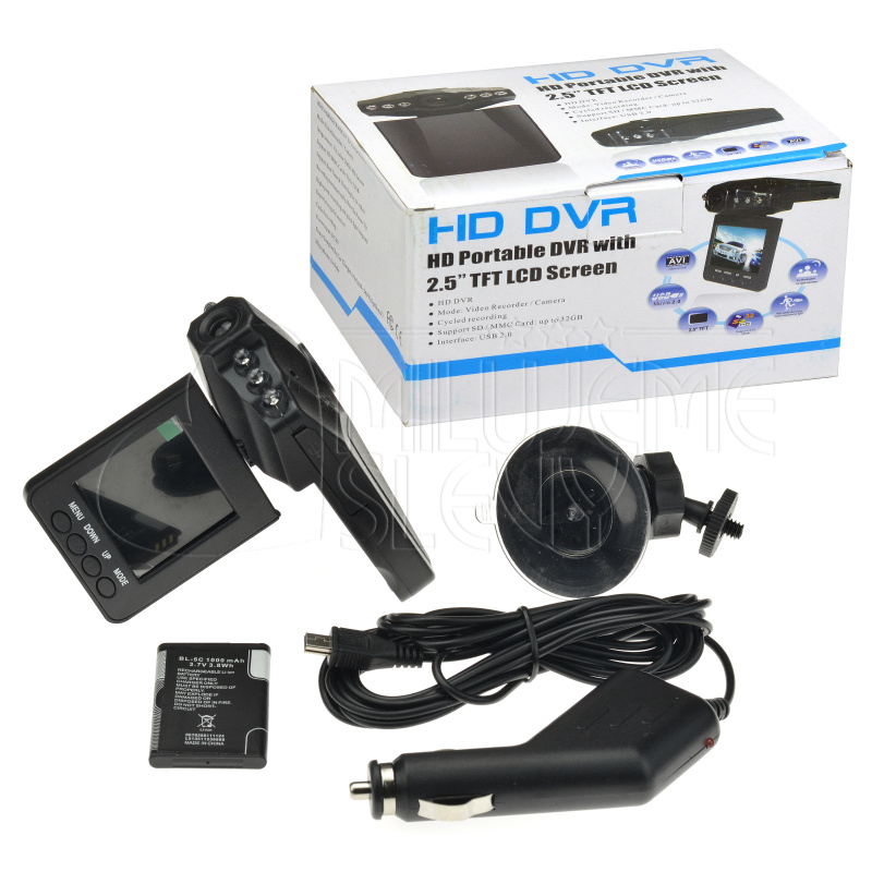 Přenosná HD kamera s LCD obrazovkou - do auta Přenosná HD kamera s LCD obrazovkou - do auta