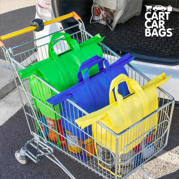 Organizér na Nákupy a do Zavazadlového Prostoru Cart Car Bags (4 kusy) Organizér na Nákupy a do Zavazadlového Prostoru Cart Car Bags (4 kusy)