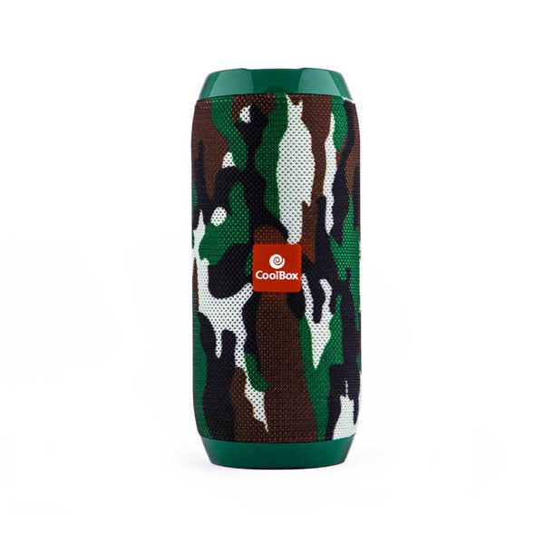 Reproduktor s Bluetooth CoolBox COOLTUBE 10W 1200 mAh FM Kamufláž Reproduktor s Bluetooth CoolBox COOLTUBE 10W 1200 mAh FM Kamufláž