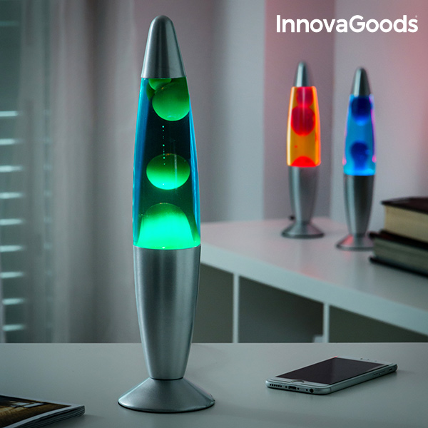 Lávová Lampa Magma InnovaGoods 25W - Zelený Lávová Lampa Magma InnovaGoods 25W - Zelený