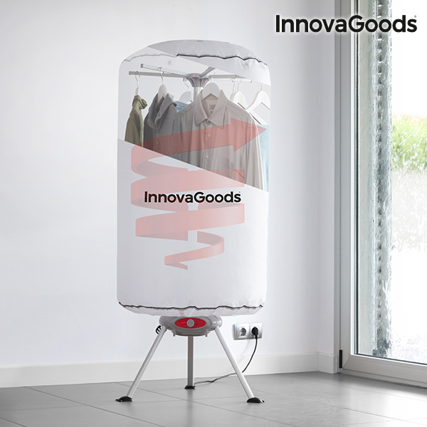 Přenosný Sušák na Prádlo InnovaGoods 1000W Bílý Přenosný Sušák na Prádlo InnovaGoods 1000W Bílý