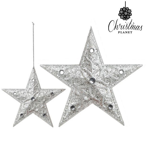 Christmas bauble Christmas Planet 8179 (10 cm) Stříbřitý Christmas bauble Christmas Planet 8179 (10 cm) Stříbřitý
