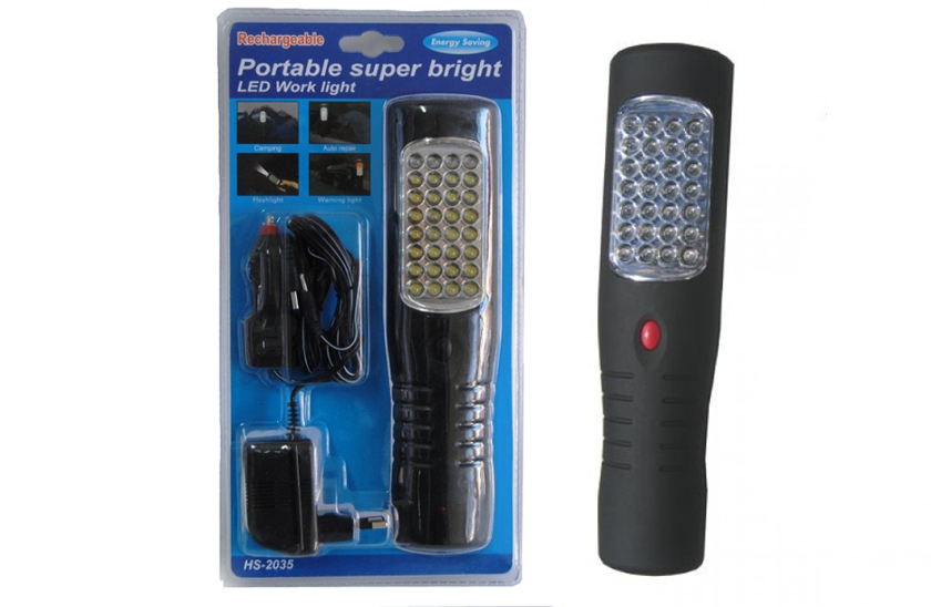 Montážní LED lampa s háčkem a magnetem Montážní LED lampa s háčkem a magnetem