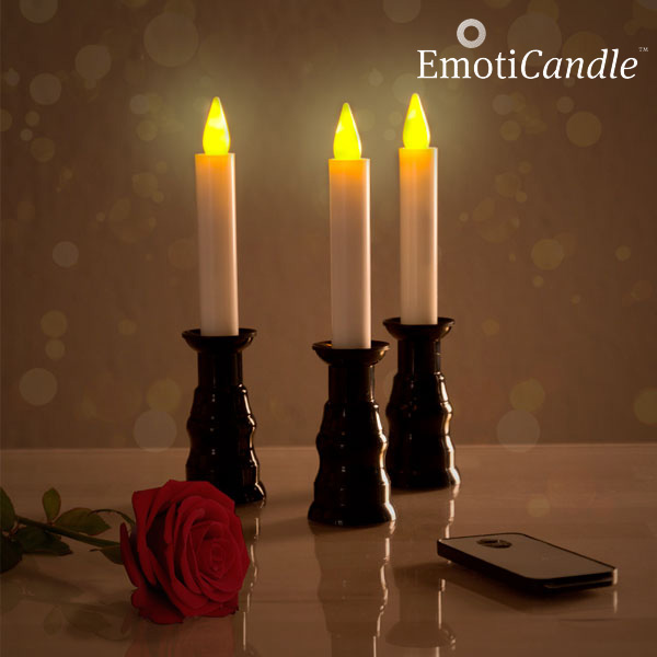 LED Svíčky Romantic Ambiance EmotiCandle (3 kusy) LED Svíčky Romantic Ambiance EmotiCandle (3 kusy)