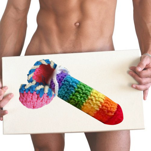 Duhový Svetr na Penis Duhový Svetr na Penis