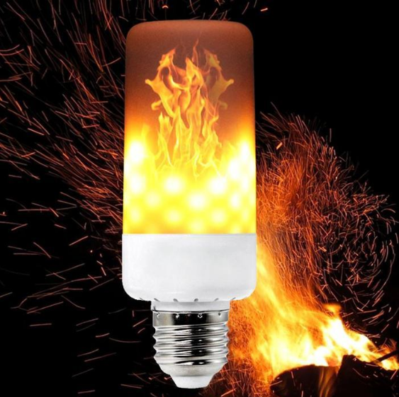 LED žárovka s motivem plamene LED žárovka s motivem plamene