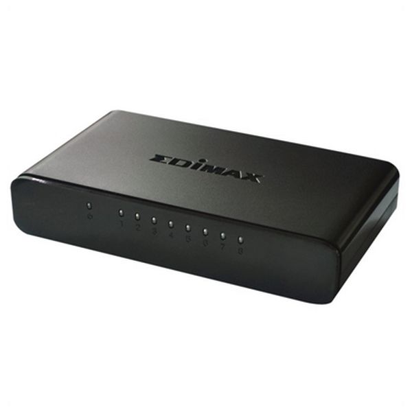 Desktop Switch Edimax ES-3308P 8 Puertos RJ45 Auto MDI-X Zelená Desktop Switch Edimax ES-3308P 8 Puertos RJ45 Auto MDI-X Zelená