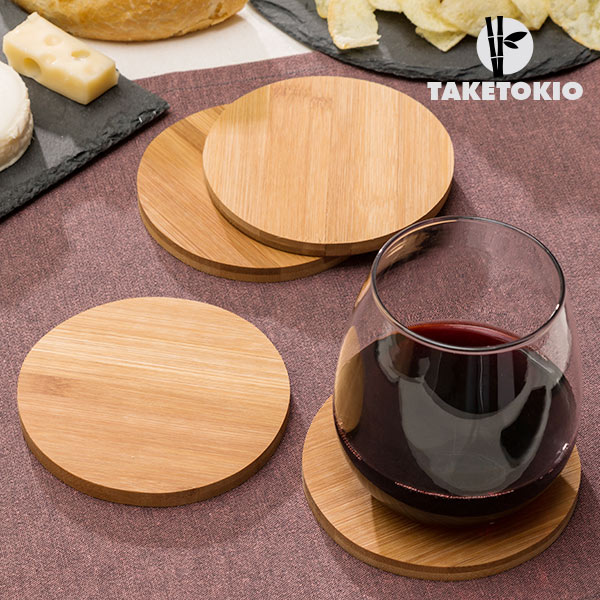 Set Bambusových Podtácků TakeTokio (4 kusy) Set Bambusových Podtácků TakeTokio (4 kusy)