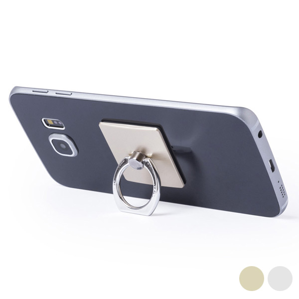 Přilnavý držák na telefon s dvojitou funkcí 145551 - Stříbřitý Přilnavý držák na telefon s dvojitou funkcí 145551 - Stříbřitý