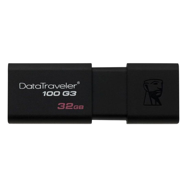 Flash disk Kingston FAELAP0229 DT100G3 32 GB USB 3.0 Černý Flash disk Kingston FAELAP0229 DT100G3 32 GB USB 3.0 Černý