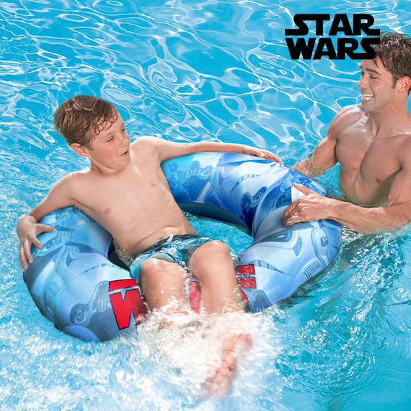 Nafukovací Gumový Kruh s Držadly Star Wars Nafukovací Gumový Kruh s Držadly Star Wars