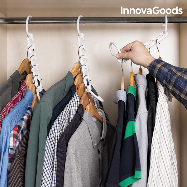 Věšák na Ramínka na 40 Oděvů InnovaGoods (24 částí) Věšák na Ramínka na 40 Oděvů InnovaGoods (24 částí)