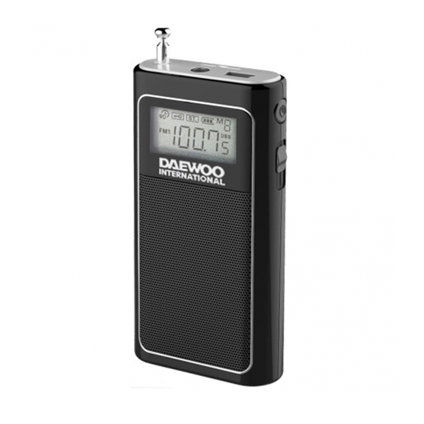 Přenosné rádio Daewoo DRP 125 Černý Přenosné rádio Daewoo DRP 125 Černý
