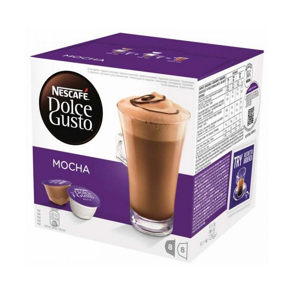 Kávové kapsle s pouzdrem Nescafé Dolce Gusto 49523 Mocha (16 uds) Kávové kapsle s pouzdrem Nescafé Dolce Gusto 49523 Mocha (16 uds)