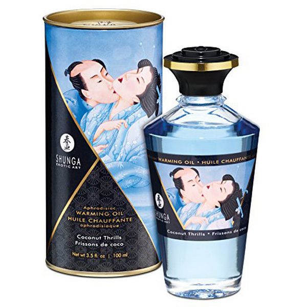 Olej s hřejivým efektem Kokos (100 ml) Shunga 22101 Olej s hřejivým efektem Kokos (100 ml) Shunga 22101
