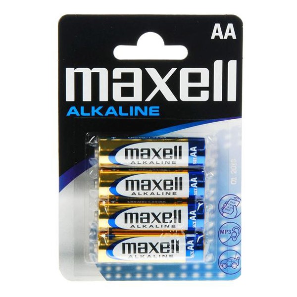 Alkalické Baterie Maxell 1.5V AA PK4 AA 1,5 V Alkalické Baterie Maxell 1.5V AA PK4 AA 1,5 V