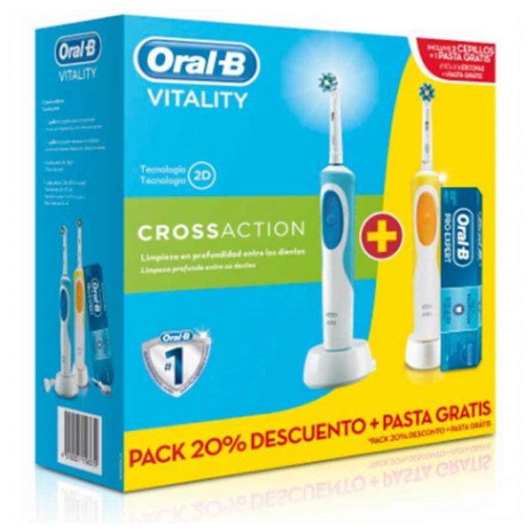 Elektrický zubní kartáček Oral-B DUO VIT.CROSS 2 (3 pcs) Elektrický zubní kartáček Oral-B DUO VIT.CROSS 2 (3 pcs)