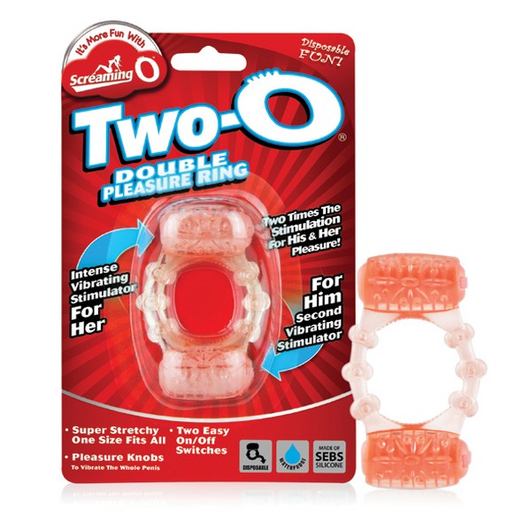 Vibrační kroužek na penis s 2 mini motorky The Screaming O SCTWOO Vibrační kroužek na penis s 2 mini motorky The Screaming O SCTWOO