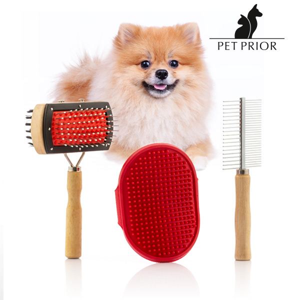 Set Kartáčů na Psy Collection Pet Prior (3 kusy) Set Kartáčů na Psy Collection Pet Prior (3 kusy)