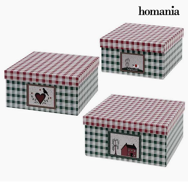 Ozdobná krabice Homania 7635 (3 uds) Carboard Ozdobná krabice Homania 7635 (3 uds) Carboard