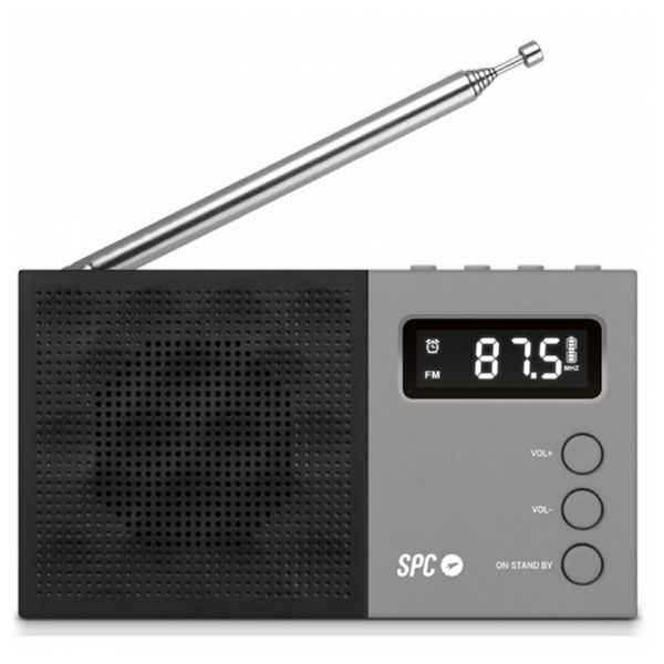 Tranzistorové rádio SPC 4577N FM LCD Černý Tranzistorové rádio SPC 4577N FM LCD Černý