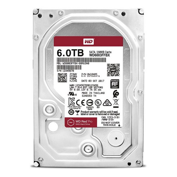 Pevný disk Western Digital WD6003FFBX 6 TB 3.5 Pevný disk Western Digital WD6003FFBX 6 TB 3.5