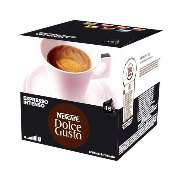 Kávové kapsle s pouzdrem Nescafé Dolce Gusto 26406 Espresso Intenso (16 uds) Kávové kapsle s pouzdrem Nescafé Dolce Gusto 26406 Espresso Intenso (16 uds)