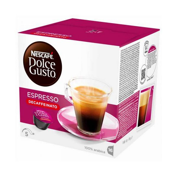 Kávové kapsle s pouzdrem Nescafé Dolce Gusto 60658 Espresso Decaffeinato (16 uds) Kávové kapsle s pouzdrem Nescafé Dolce Gusto 60658 Espresso Decaffeinato (16 uds)