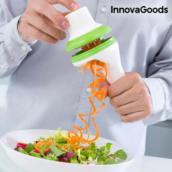 Spirálový Kráječ Zeleniny 3 v 1 InnovaGoods Spirálový Kráječ Zeleniny 3 v 1 InnovaGoods