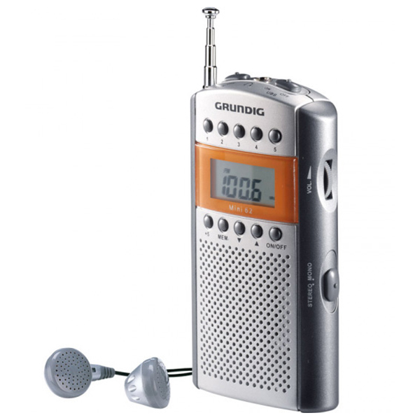 Tranzistorové rádio Grundig GRR-2090 FM Šedý Tranzistorové rádio Grundig GRR-2090 FM Šedý